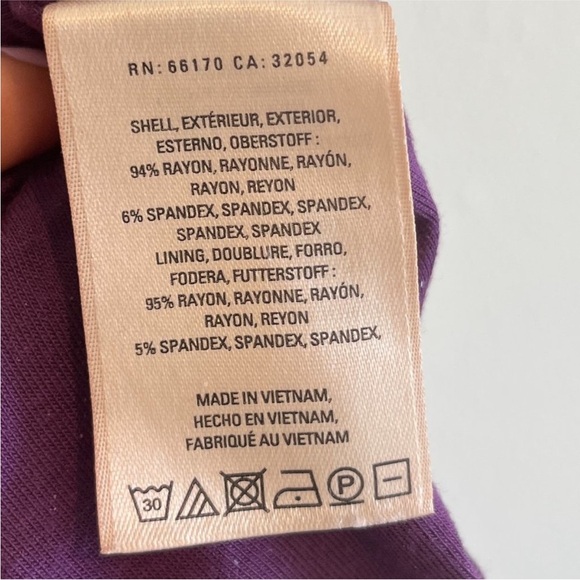 Anthropologie Purple and Orange Floral Midi Dress - Picture 11 of 12